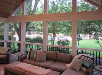 Create outdoor living space to match home