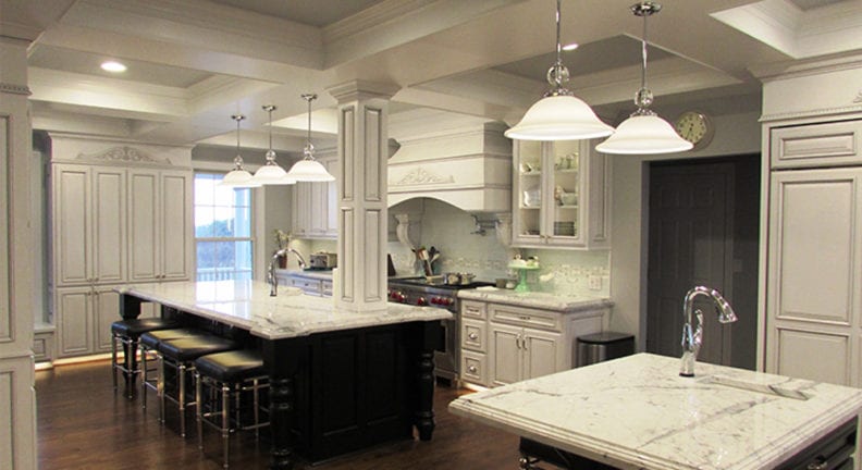 Open floor kitchen design