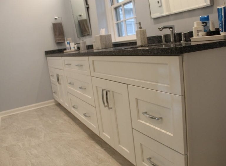 Potomac master bathroom remodel Talon Construction