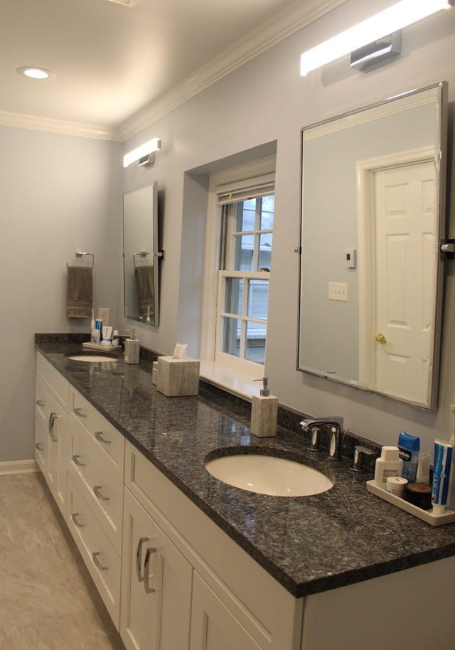Potomac master bathroom remodel - Talon Construction