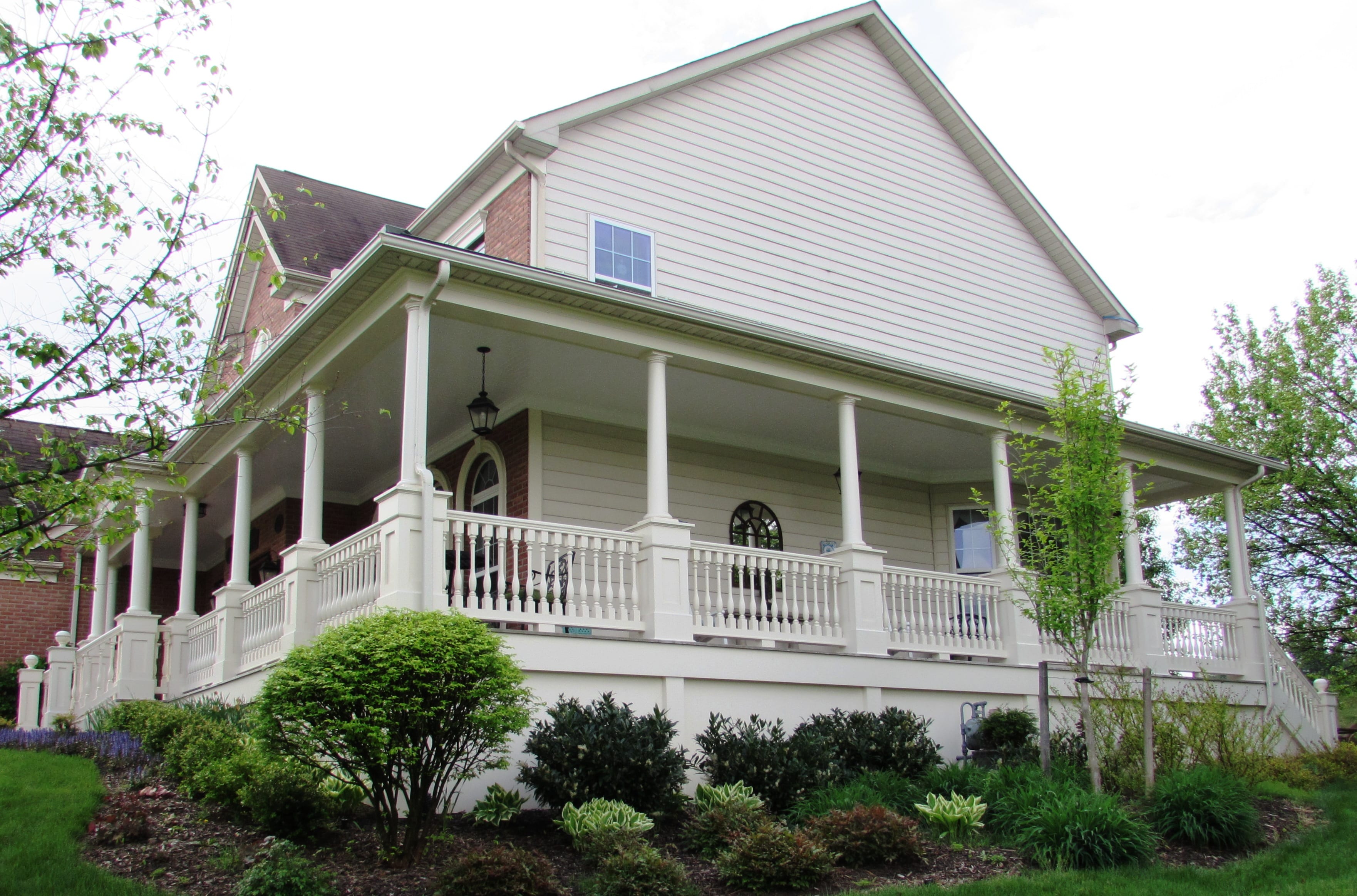 Wrap around front porch addition in Ijamsville - Talon ...