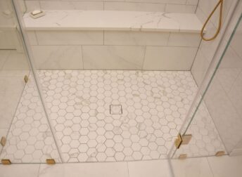 remodel; bathroom; custom shower enclosure; Potomac, MD; Maryland; Frederick contractor