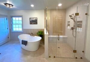 Design-Build vs General Contractor a Bathroom and walk-in closet remodel in Frederick, MD
